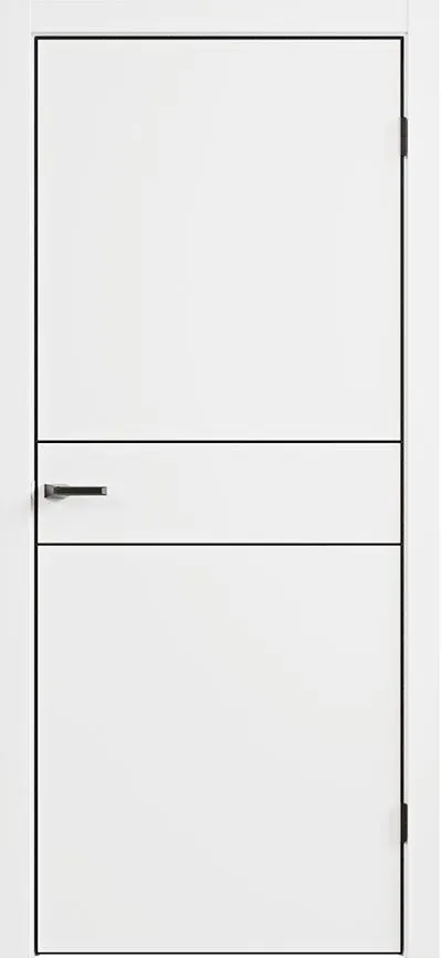 Межкомнатная дверь Emalitum 2 (Снежно-белый) 600*2000