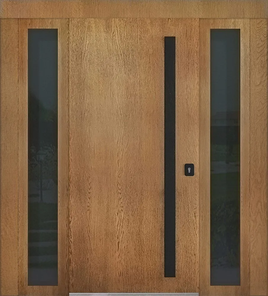 Входная дверь Лагуна термо 1700*2100 (Лагуна термо экзотическое дерево амазония)