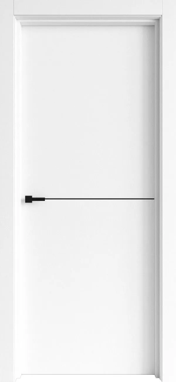 Межкомнатная дверь LINE 1 (Белый) 600*2000