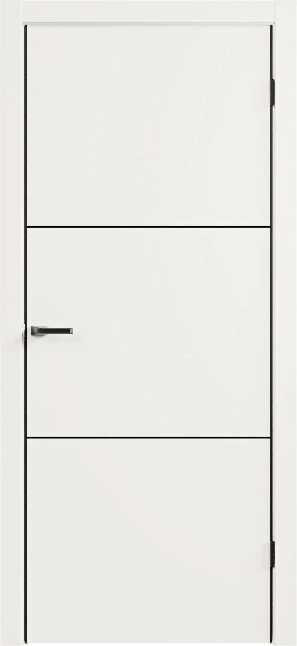 Межкомнатная дверь LINE 3 (Софт графит гладкий) 600*2000