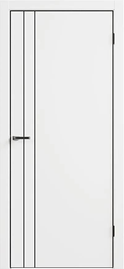 Межкомнатная дверь Emalitum 4 (Снежно-белый) 600*2000