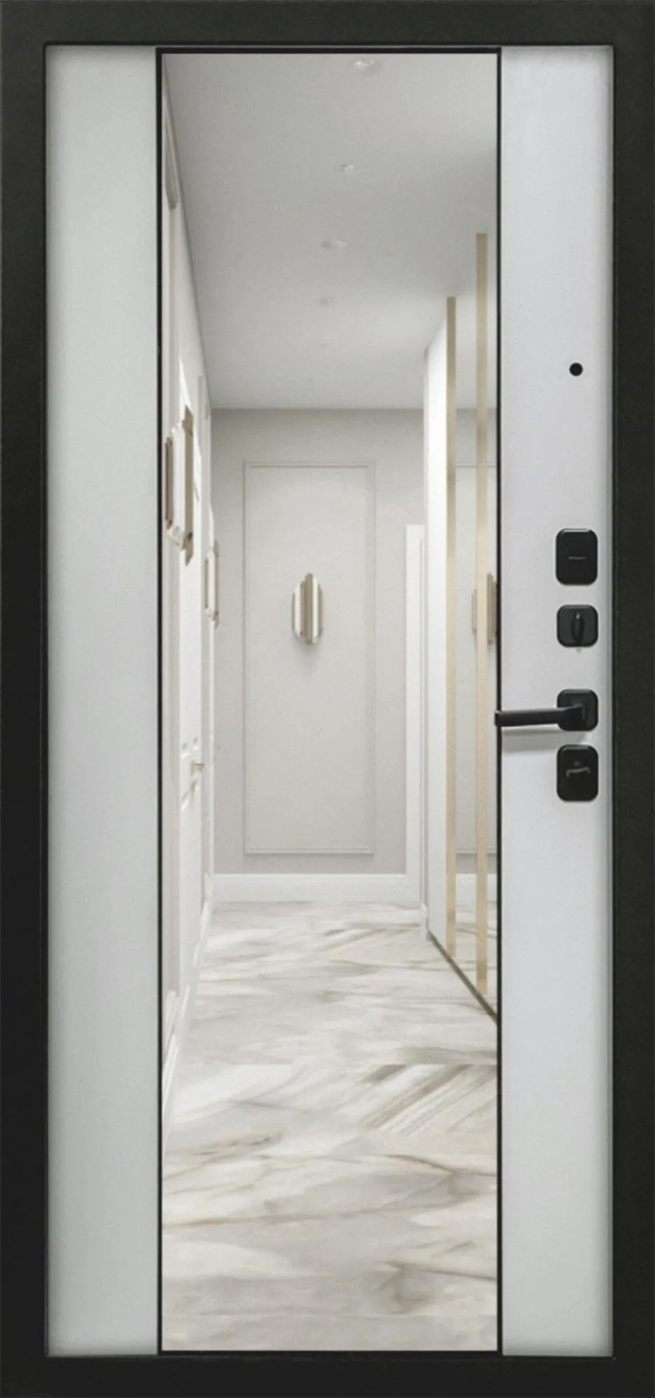 Входная дверь МОРРА 2 860*2050 (МОРРА 2 белый матовый)