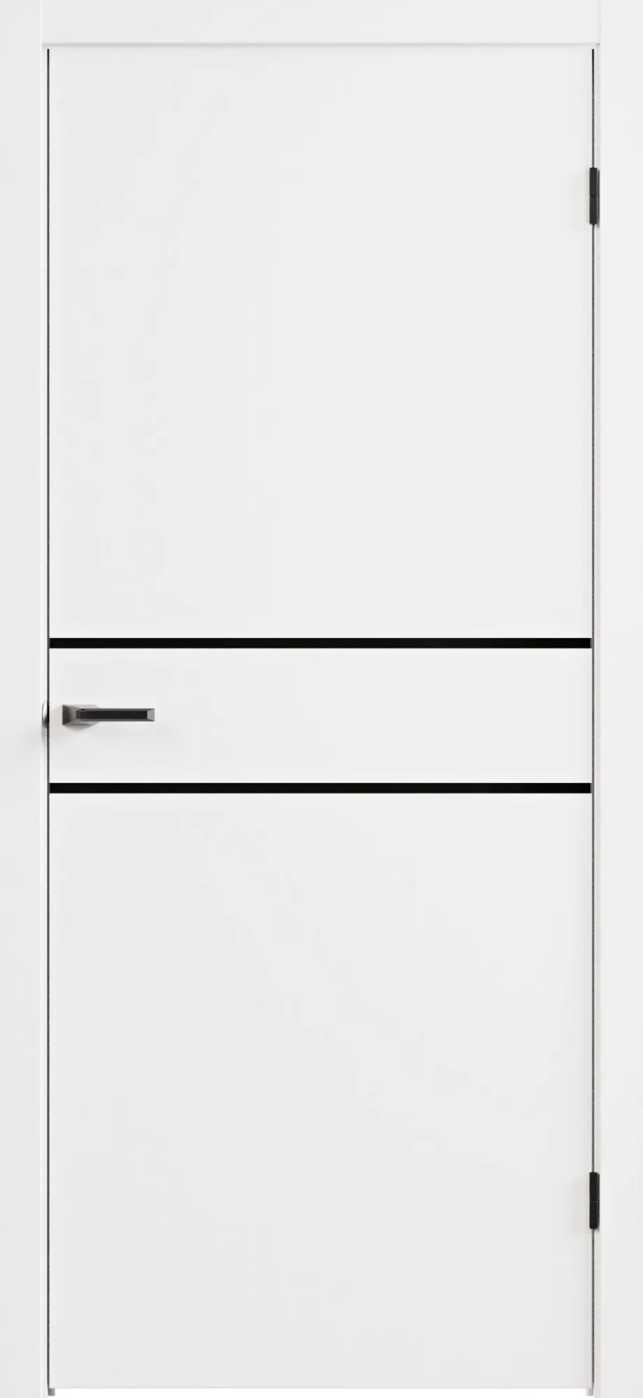 Межкомнатная дверь LINE 2 (Белый) 600*2000