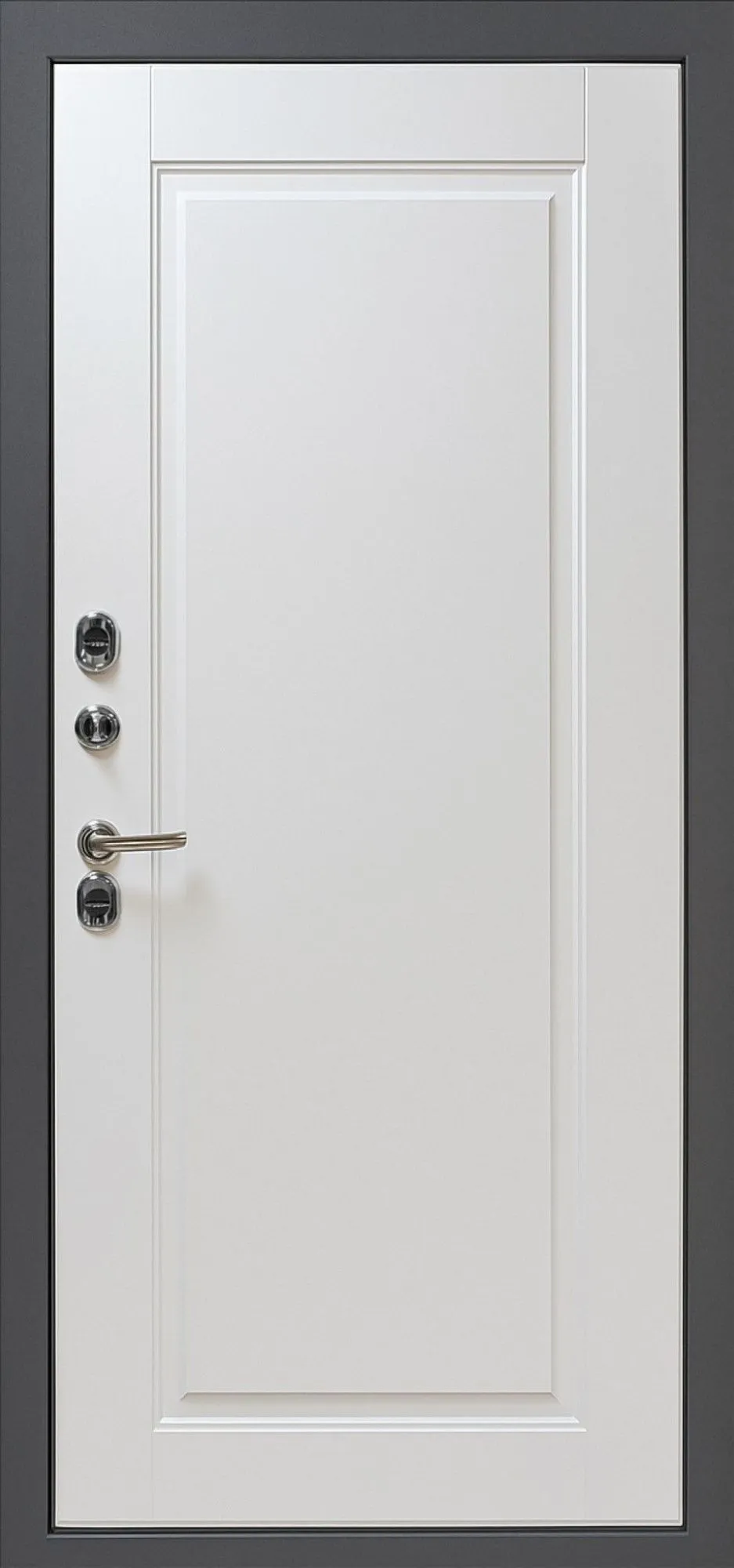 Входная дверь ТЕРМО ПАЛЕРМО 860*2050 (ТЕРМО ПАЛЕРМО белый матовый)