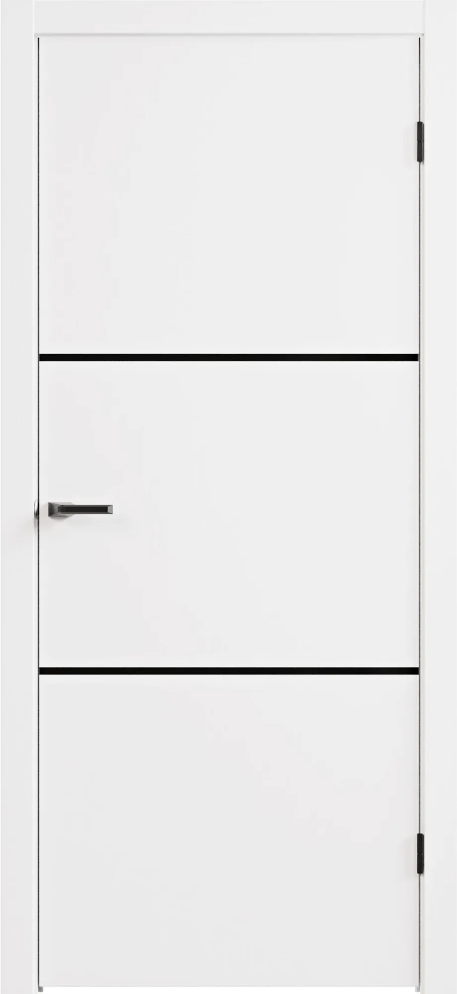 Межкомнатная дверь LINE 3 (Белый) 600*2000