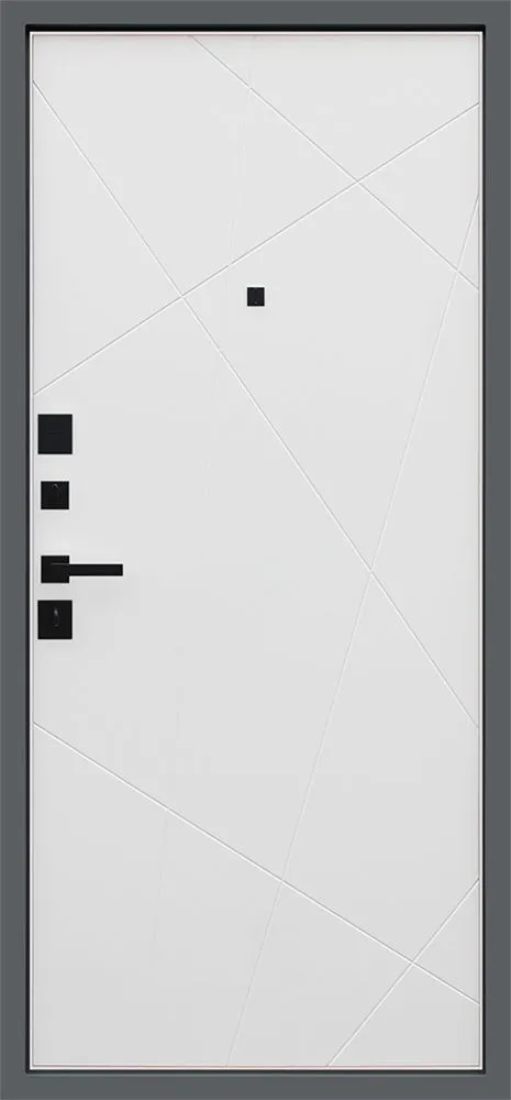 Входная дверь Тандем-2 880*2050 (Тандем-2 белый матовый)