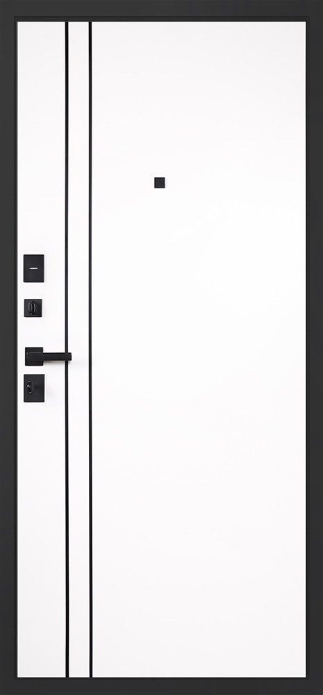 Входная дверь Грани 880*2050 (Грани белый матовый)