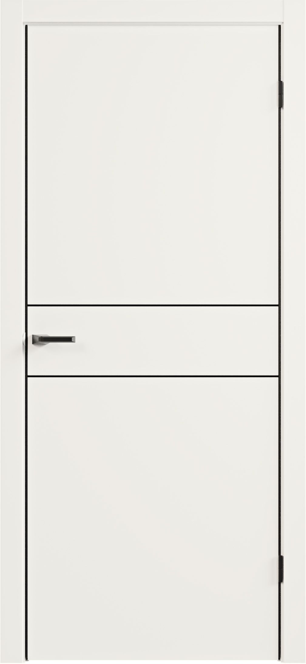 Межкомнатная дверь LINE 2 (Софт графит гладкий) 600*2000