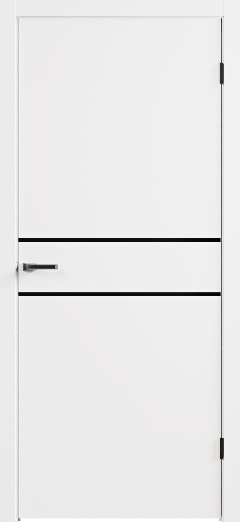 Межкомнатная дверь LINE 2 (Белый) 600*2000