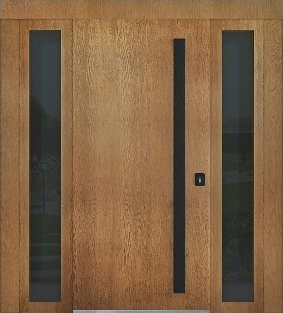 Входная дверь Лагуна термо 1700*2100 (Лагуна термо экзотическое дерево амазония)