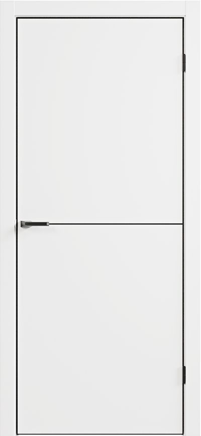 Межкомнатная дверь Emalitum 1 (Снежно-белый) 600*2000