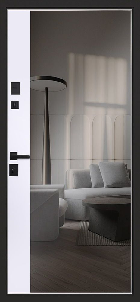 Дизайн с зеркалом с механическим замком