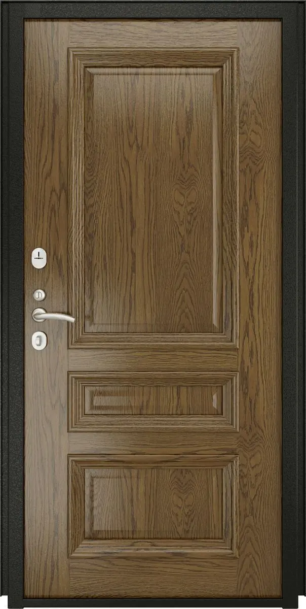 Входная дверь Rosna 960*2050 (Шпон 16мм Фараон-2 светлый мореный дуб)