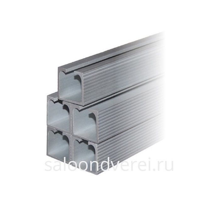 Направляющая для раздвижных дверей 3м (Никель)