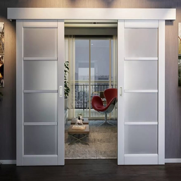 Комплект для двустворчатой синхронной двери до 60кг, стандартный стопор STABLE