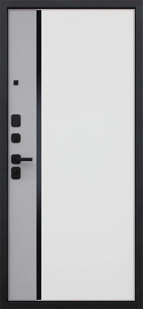 Входная дверь Корвет 860*2050 (Корвет белый матовый)