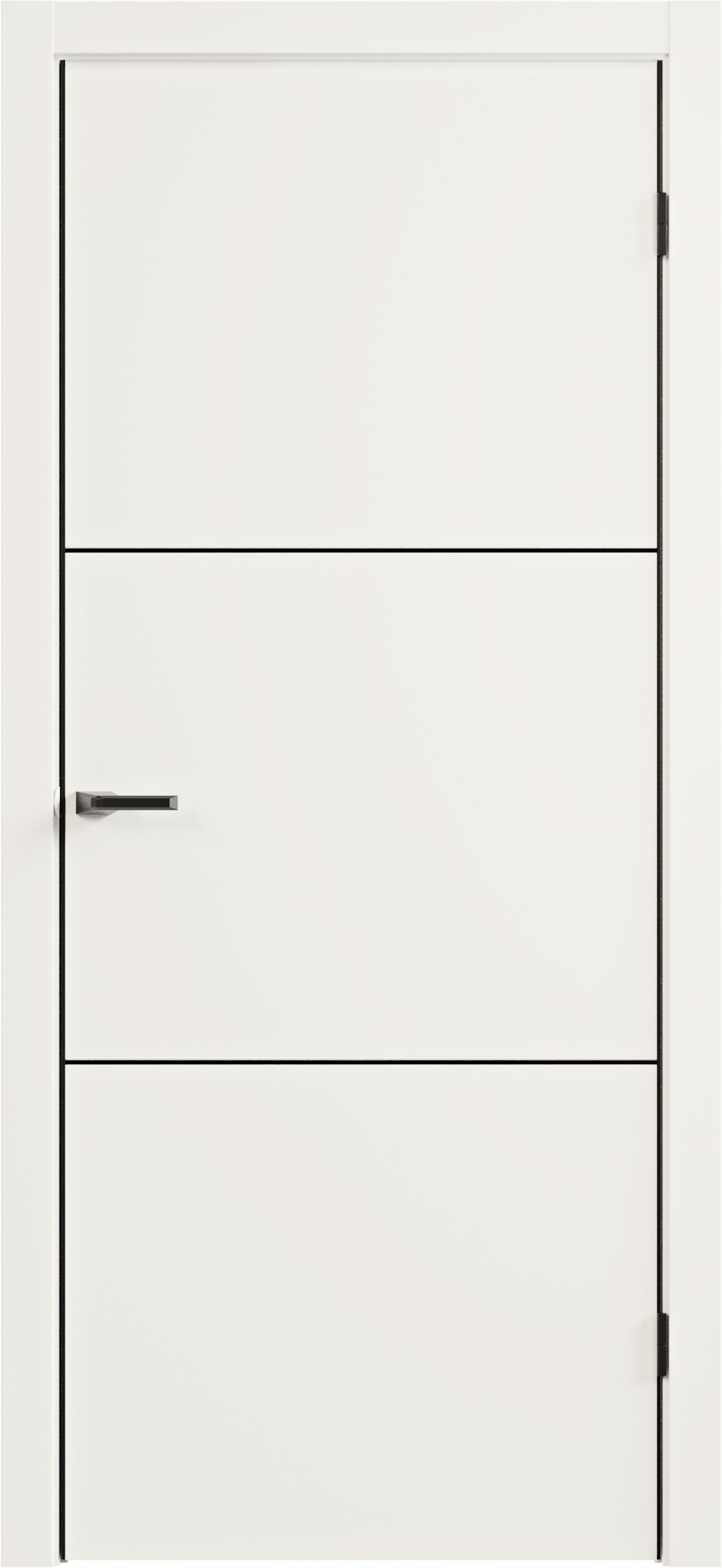 Межкомнатная дверь LINE 3 (Софт графит гладкий) 600*2000