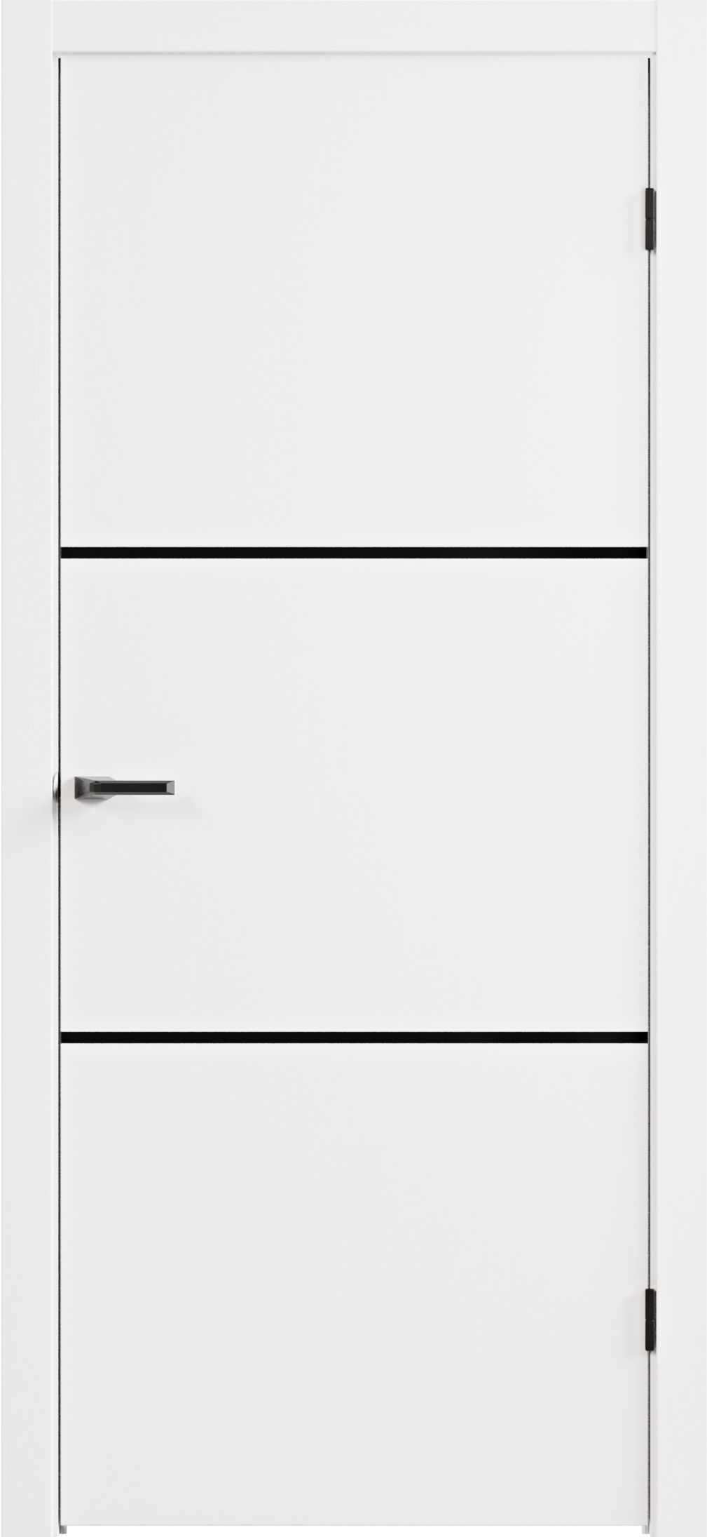 Межкомнатная дверь LINE 3 (Белый) 600*2000