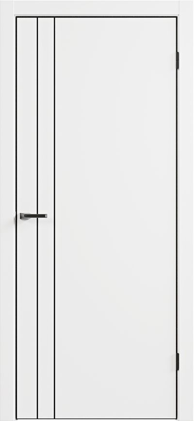 Межкомнатная дверь Emalitum 4 (Снежно-белый) 600*2000