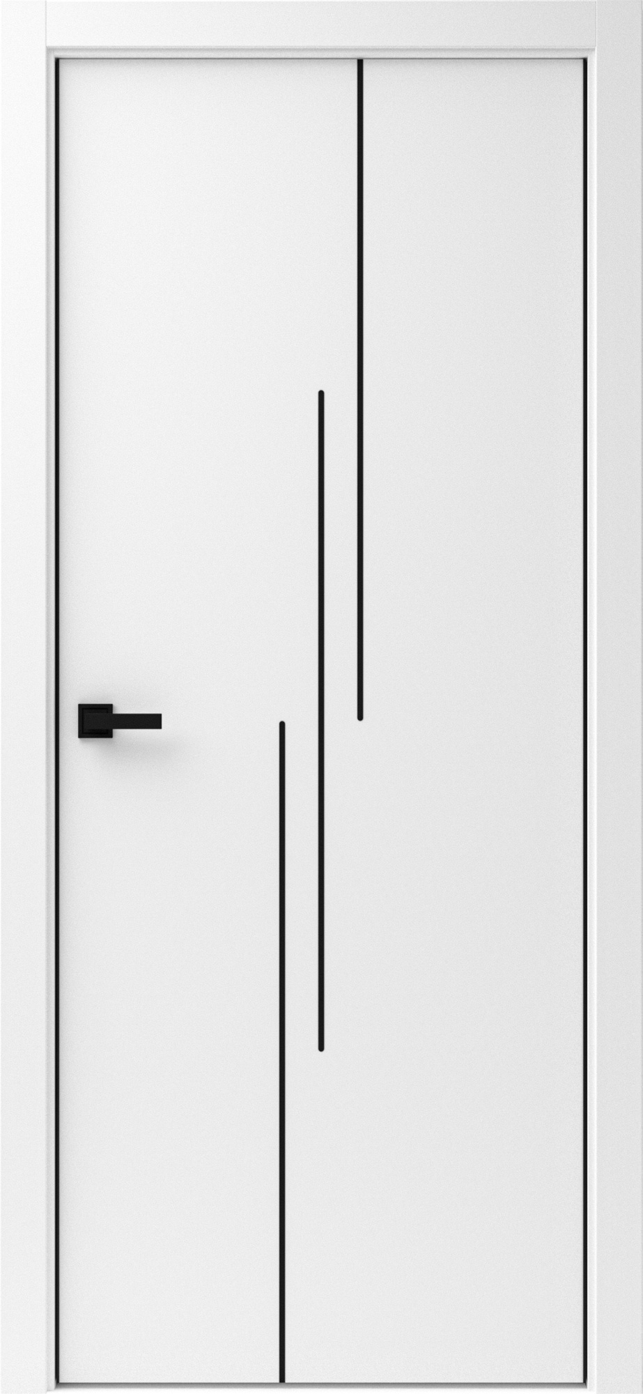 Межкомнатная дверь Emalitum 9 (Снежно-белый) 600*2000
