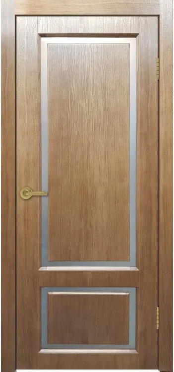 Межкомнатная дверь Мадрид-2 (Дуб янтарный) 600*2000