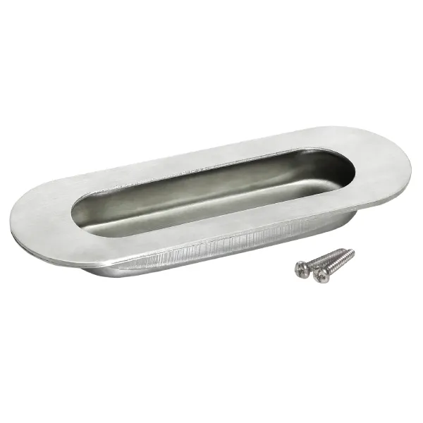 Ручка с зацепом MHS120 (Матовая сталь)