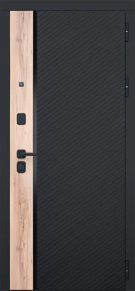 Входная дверь Корвет с зеркалом 860*2050 (Корвет с зеркалом белый матовый)