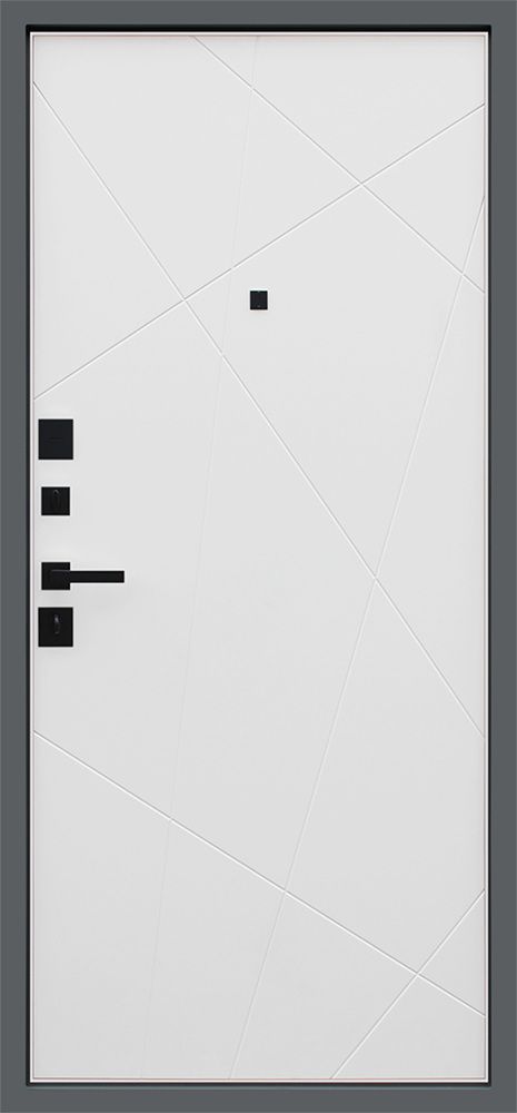 Входная дверь Тандем-2 880*2050 (Тандем-2 белый матовый)